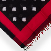 Black Cotton Pochampally Handloom Dupatta