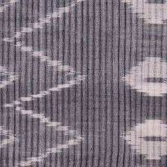 Ethnica Handloom Red & Grey Ikat Cotton Dupatta with Tassels