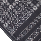 Black White Handloom Cotton Pochampally Saree.