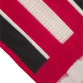 Red Black Handloom Cotton Pochampally Saree.