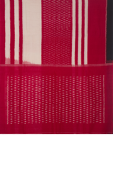 Red White Handloom Cotton Pochampally Saree
