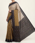 Green  Handloom Cotton Sambalpuri Saree.