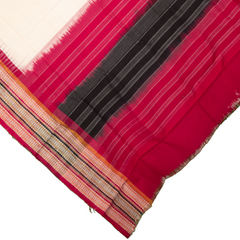 Red Cotton Sambalpuri Handloom Dupatta