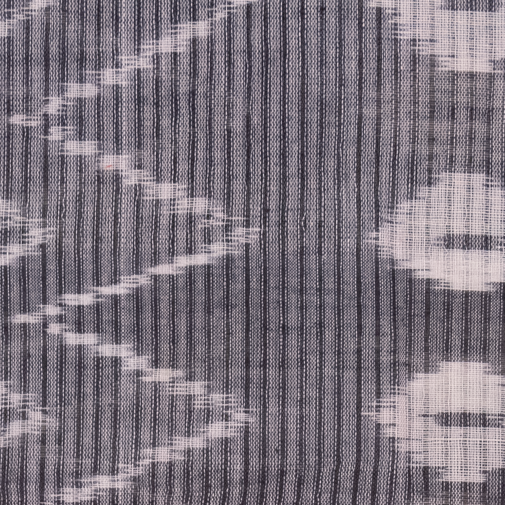 Ethnica Handloom Red & Grey Ikat Cotton Dupatta with Tassels