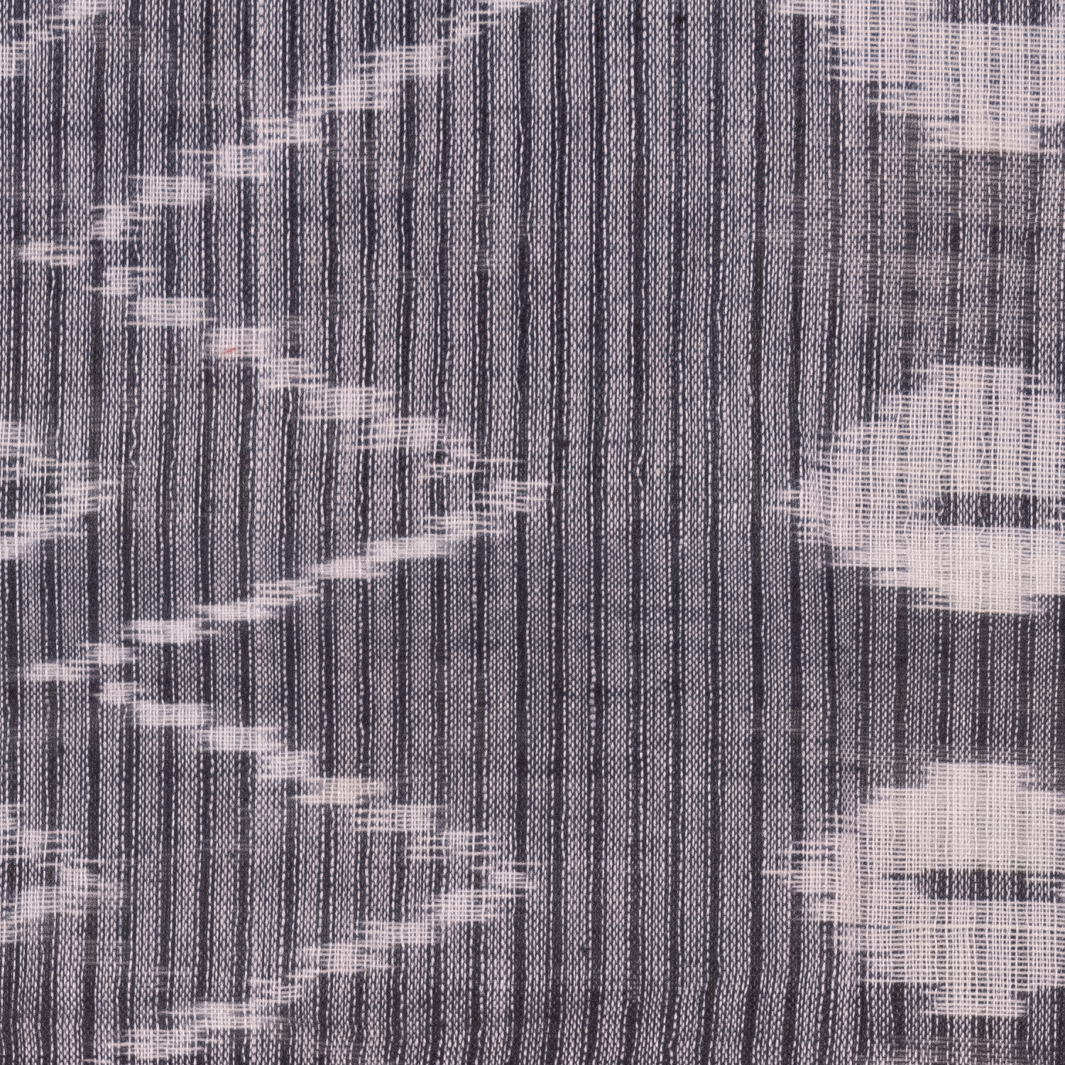 Ethnica Handloom Red & Grey Ikat Cotton Dupatta with Tassels