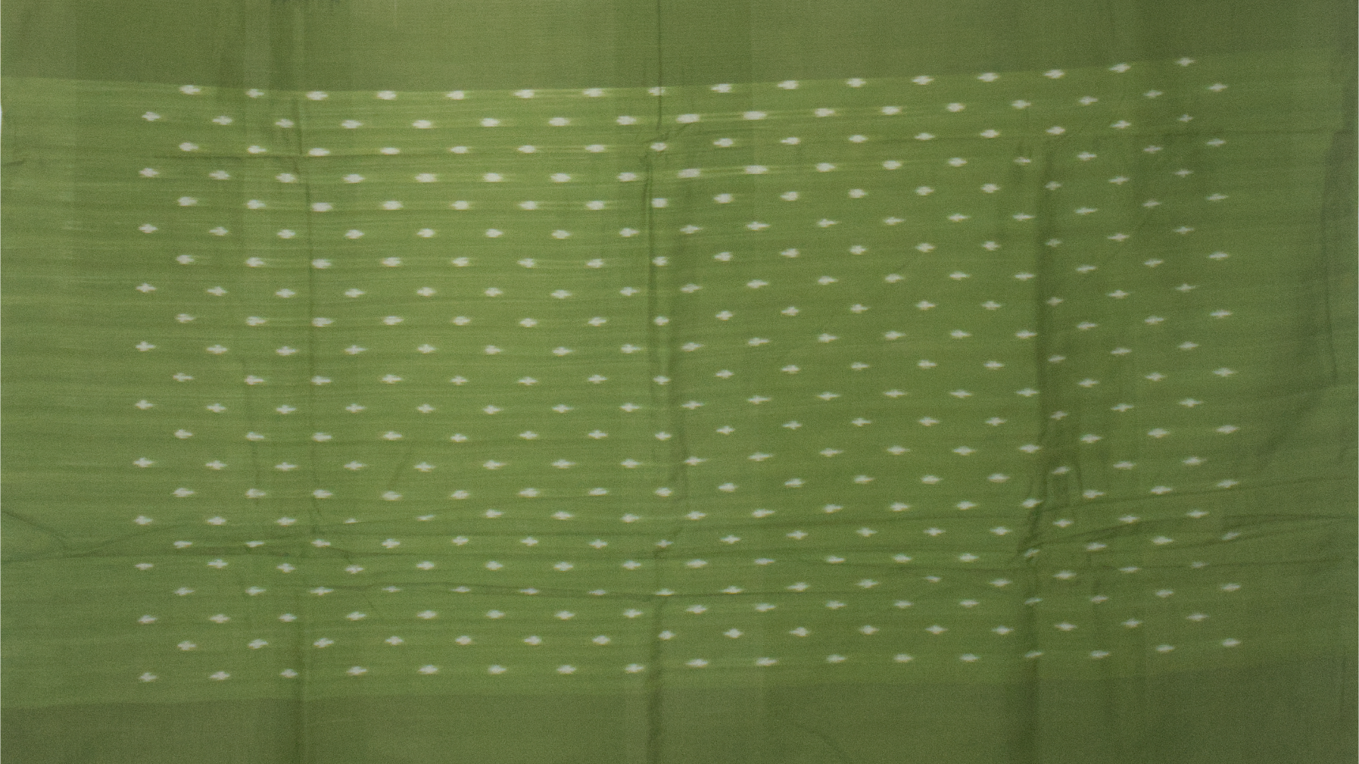 Moss Green & Charcoal Black Temple Sambalpuri Single Ikat Cotton Saree